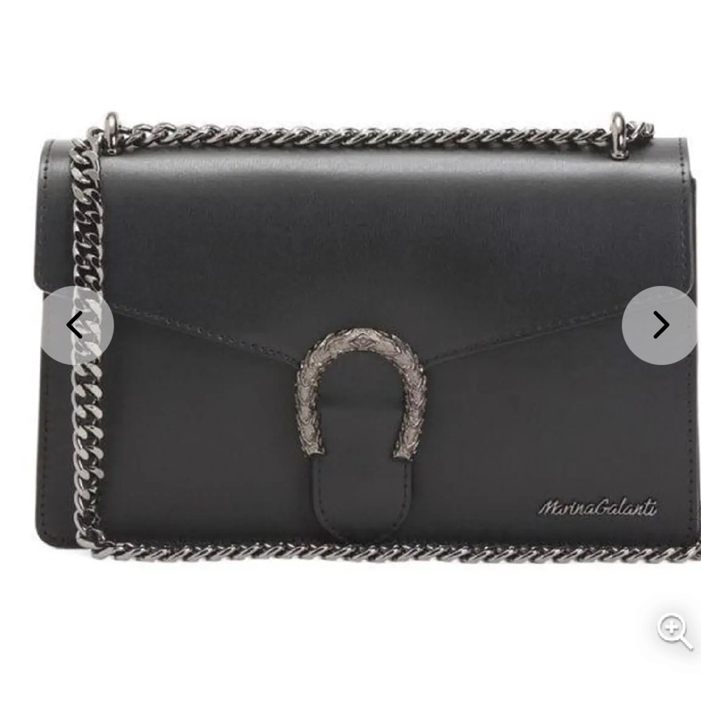 COPY - NWT MARINA GALANTI real leather horseshoe purse made in Italy